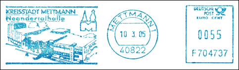Frankatura mechaniczna: Mettmann 1, 10.03.2005