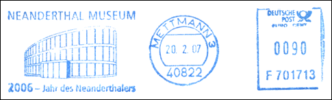 Frankatura mechaniczna: Mettmann 3, 20.02.2007