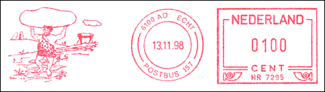 Frankatura mechaniczna: Echt, 13.11.1998