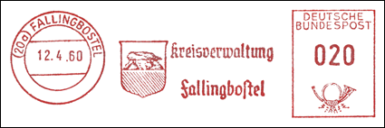 Frankatura mechaniczna: Fallingbostel, 12.04.1960