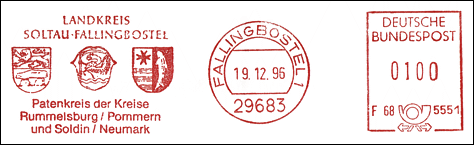 Frankatura mechaniczna: Fallingbostel 1, 19.12.1996