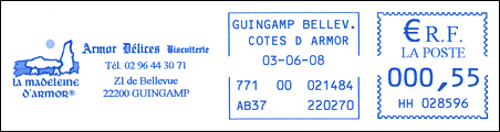 Frankatura mechaniczna: Guingamp, 3.06.2008
