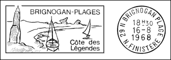 Kasownik: Brignogan-Plage, 16.08.1968