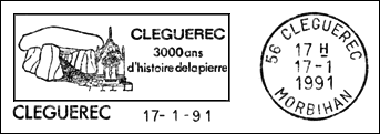 Kasownik: Cléguérec, 17.01.1991