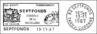 Kasownik: Septfonds, 13.11.1987