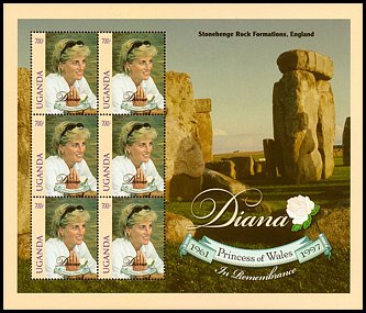 Znaczek: Uganda 2071 w arkusiku