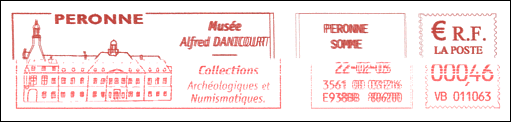 Frankatura mechaniczna: Péronne, 22.02.2003