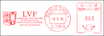 Frankatura mechaniczna: Szlezwik, 8.05.1980