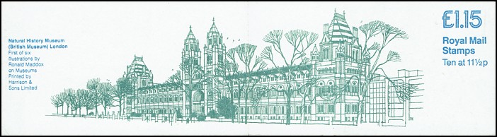 Zeszycik znaczkowy: Wielka Brytania Mi 801