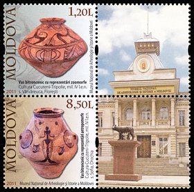 Znaczek_2: Mołdawia 730-0731 Ss w bloku 53