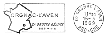 Kasownik: Orgnac-l'Aven, 16.03.1969