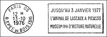 Kasownik: Paris 05, 13.10.1976