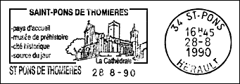 Kasownik: Saint-Pons-de-Tromi&egrave;res, 28.08.1990