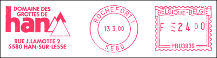 Frankatura mechaniczna: Rochefort 1, 13.03.2000