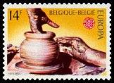 Znaczek: Belgia 1858