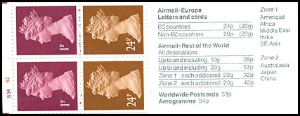 Zeszycik znaczkowy_rv: Wielka Brytania 562 + 1257 w MH 97