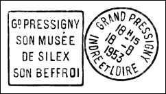 Kasownik: Grand-Pressigny, 18.09.1953