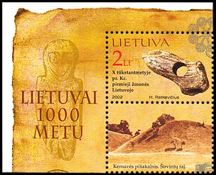 Litwa 796 z fragmentem marginesu bloku 25