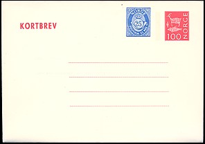 Całostka - sekretnik: Norwegia K 39