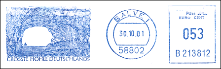 Frankatura mechaniczna: Balve 1, 30.10.2001