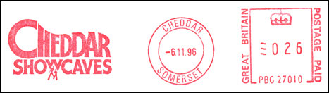 Frankatura mechaniczna: Cheddar, 6.11.1996