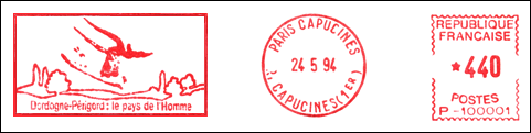Frankatura mechaniczna: Paris Capucines, 24.05.1994
