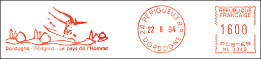 Frankatura mechaniczna: Périgueux, 22.08.1994