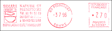 Frankatura mechaniczna: Picquigny, 3.07.1996