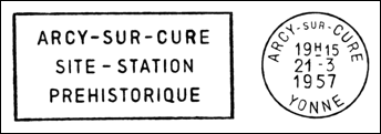 Kasownik: Arcy-sur-Cure, 21.03.1957