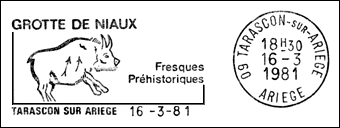 Kasownik: Tarascon-sur-Ari&egrave;ge, 16.03.1981