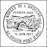 Kasownik: Vallon-Pont-d'Arc, 12.06.1971